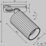 Трековый светильник MAYTONI CALIPSO TR218-1-GU10-BK